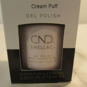 CND Shellac Brand Gel Polish “Cream Puff” .25 oz